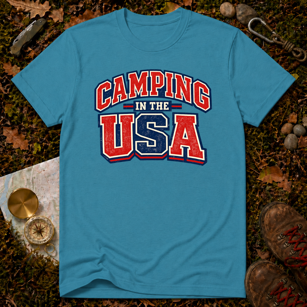Camping In The USA T-Shirt