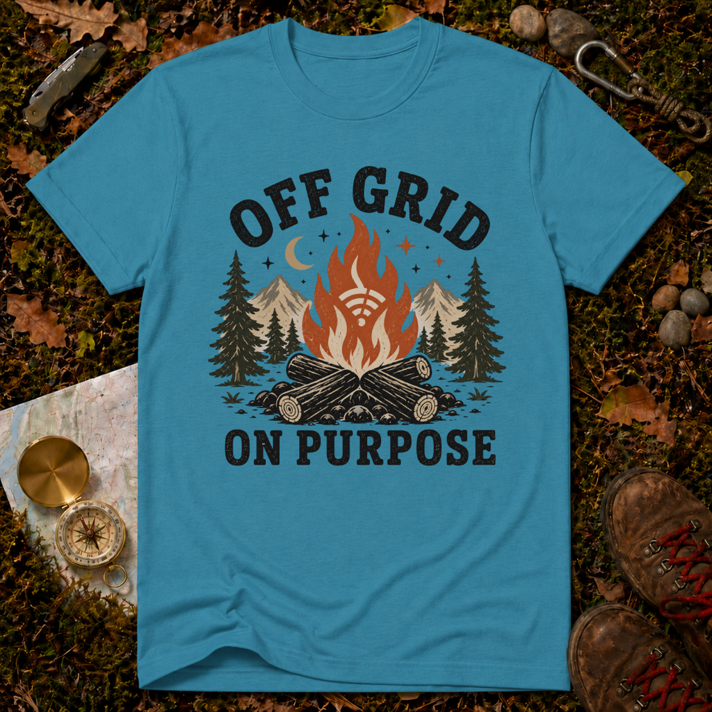 Off Grid On Purpose T‑Shirt