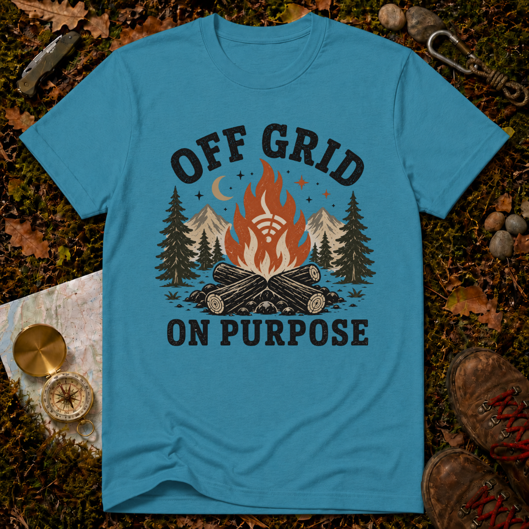 Off Grid On Purpose T‑Shirt