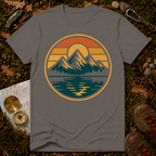 Retro Mountain Sunset T-Shirt