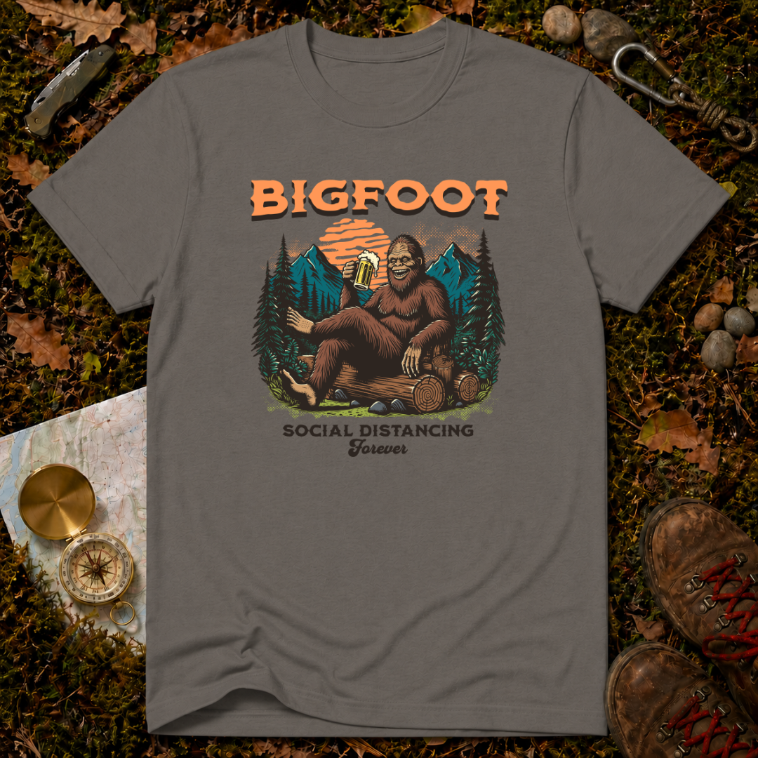 Bigfoot Social Distancing T-Shirt