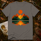 Retro Mountain Sunset T-Shirt