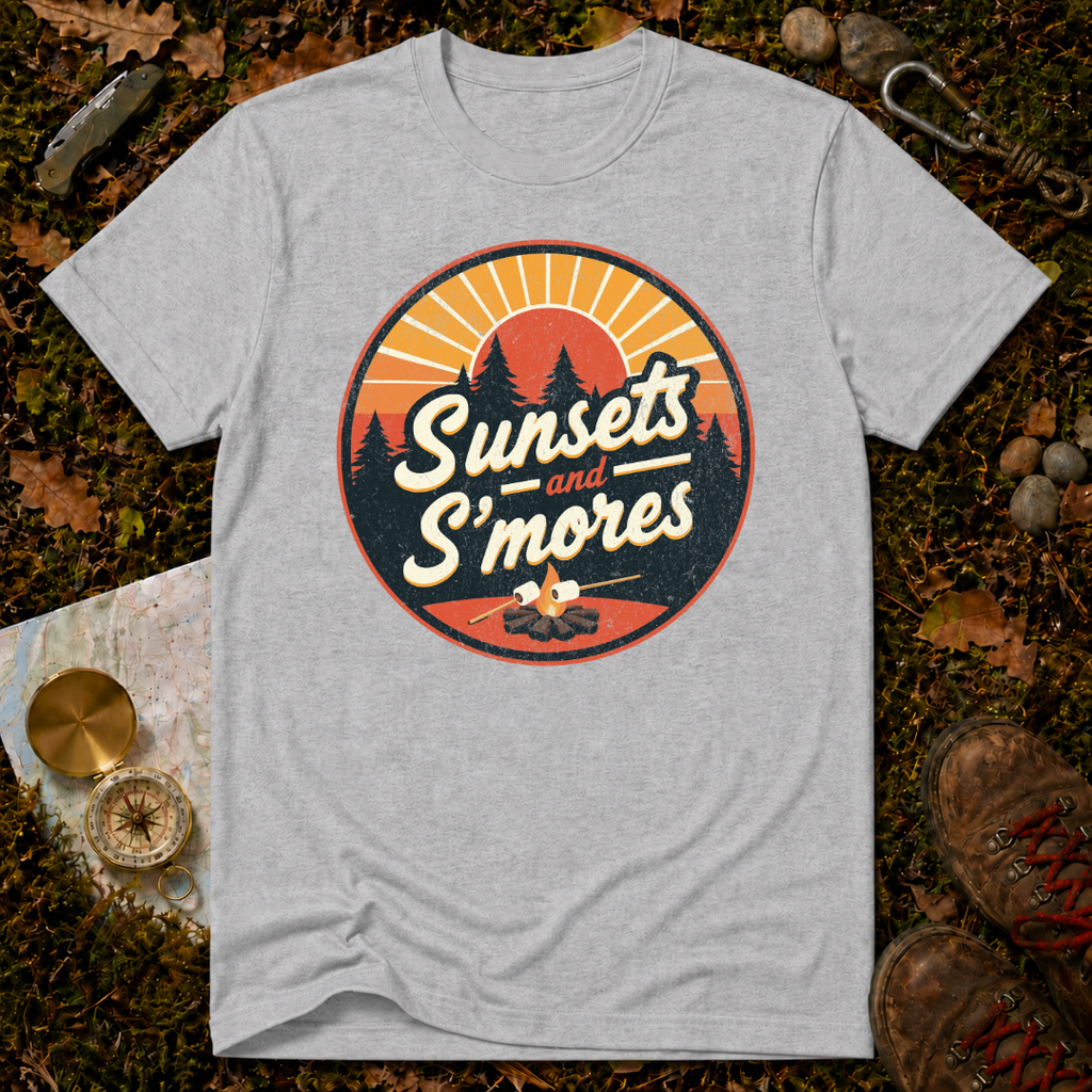 Sunsets And S'mores T-Shirt