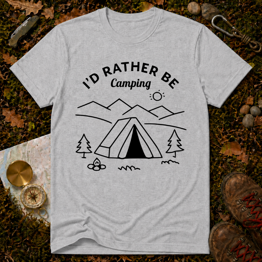 I'd Rather Be Camping T-Shirt