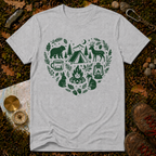 Woodland Camp Heart T-Shirt