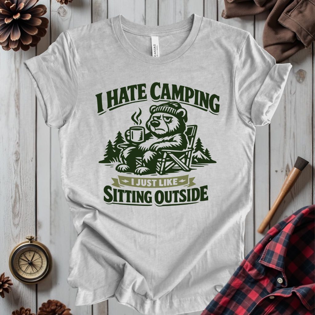 I Hate Camping T-Shirt