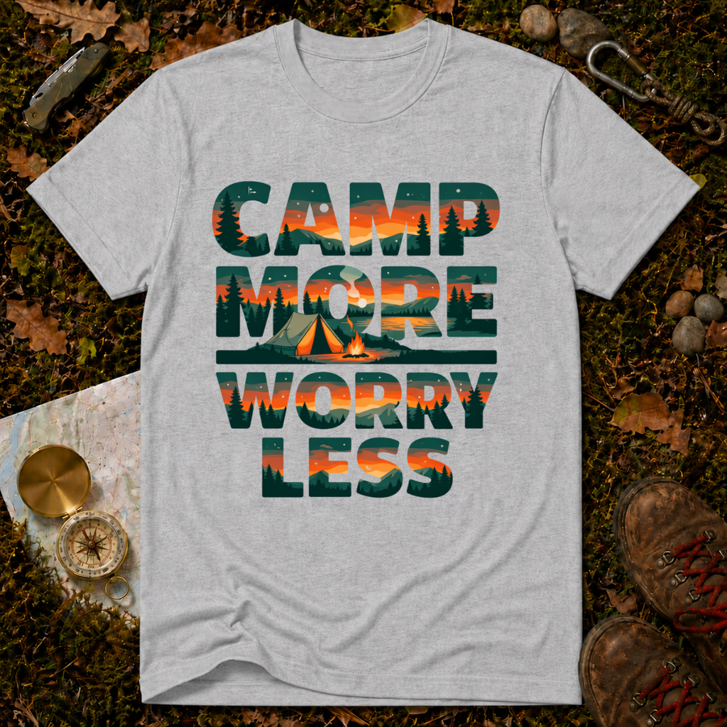 Camp More, Worry Less T-Shirt