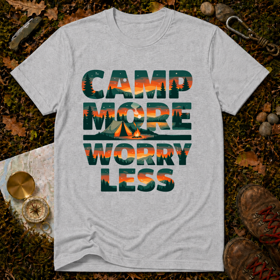 Camp More, Worry Less T-Shirt