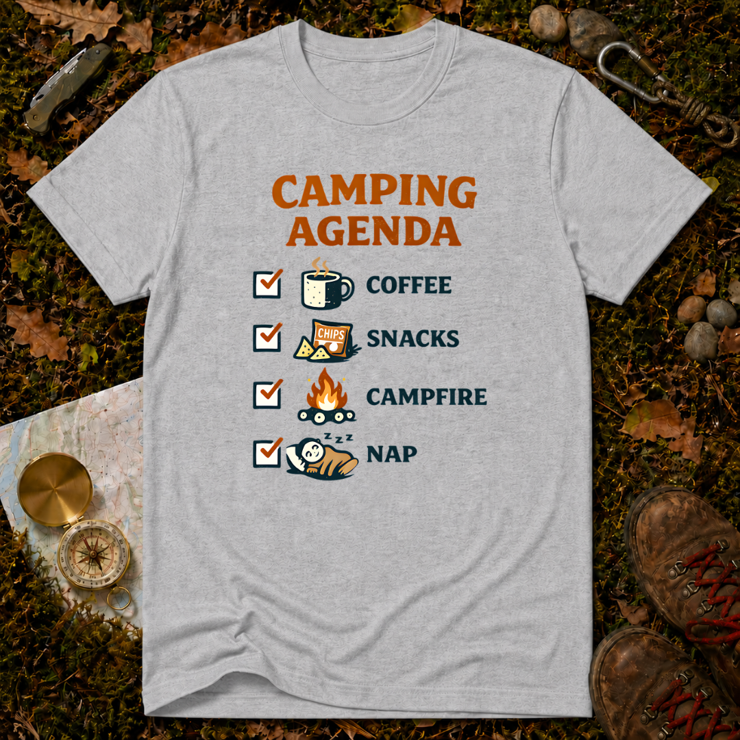 Camping Agenda T-Shirt
