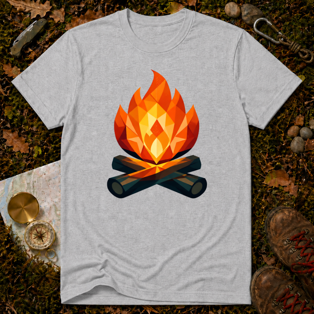 Geometric Campfire T‑Shirt