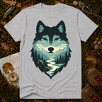 Scenic Forest Wolf T-Shirt