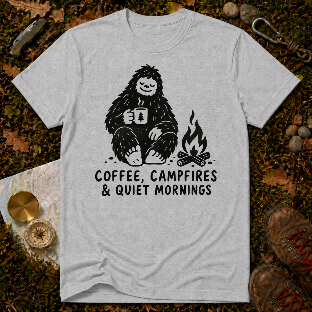 Coffee, Campfires & Quiet Mornings T-Shirt
