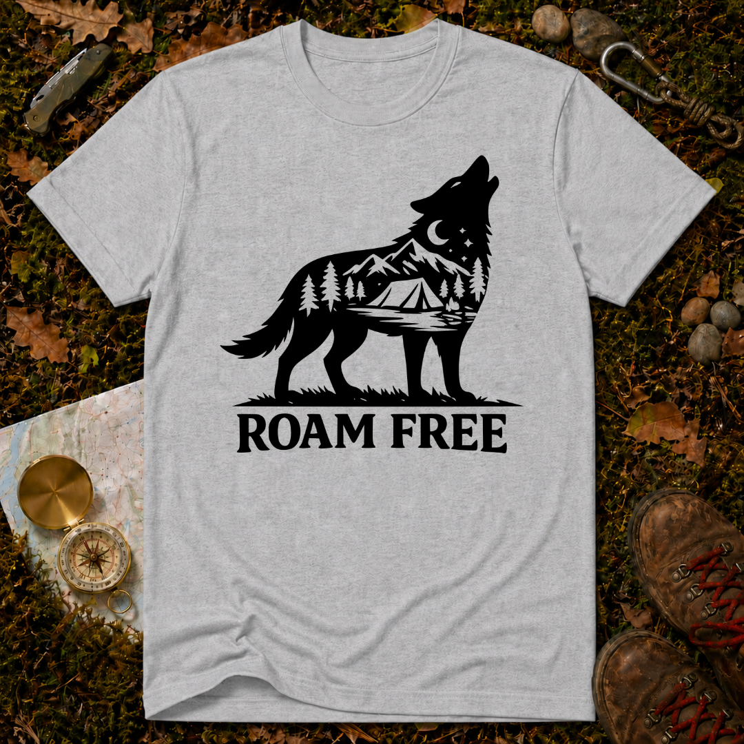 Roam Free Wolf T-Shirt