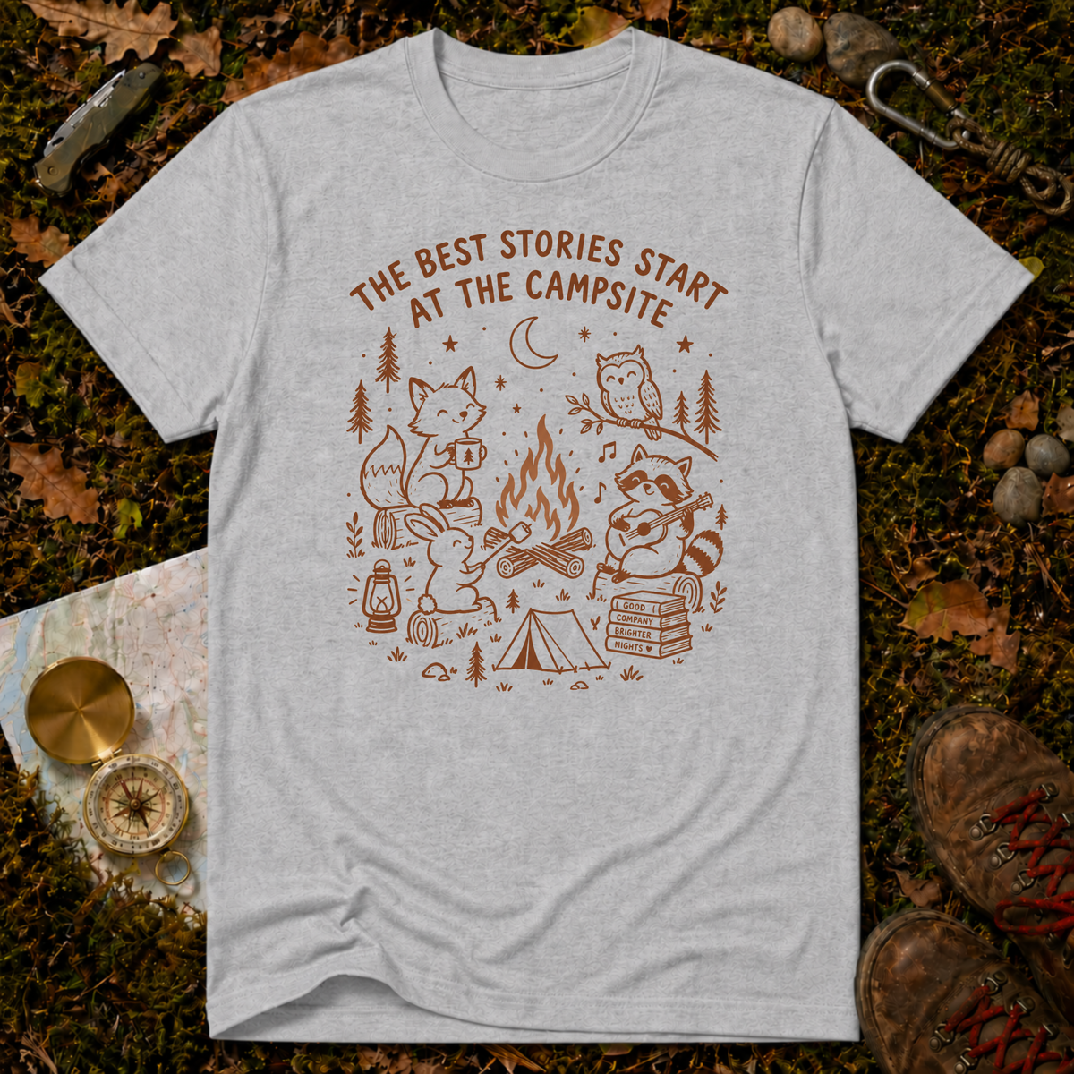 The Best Stories Start At The Campfire T-Shirt