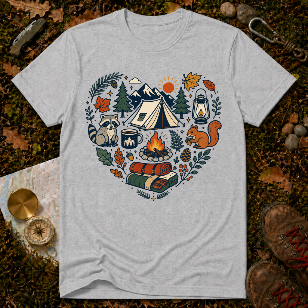 Camp Life Heart T-shirt