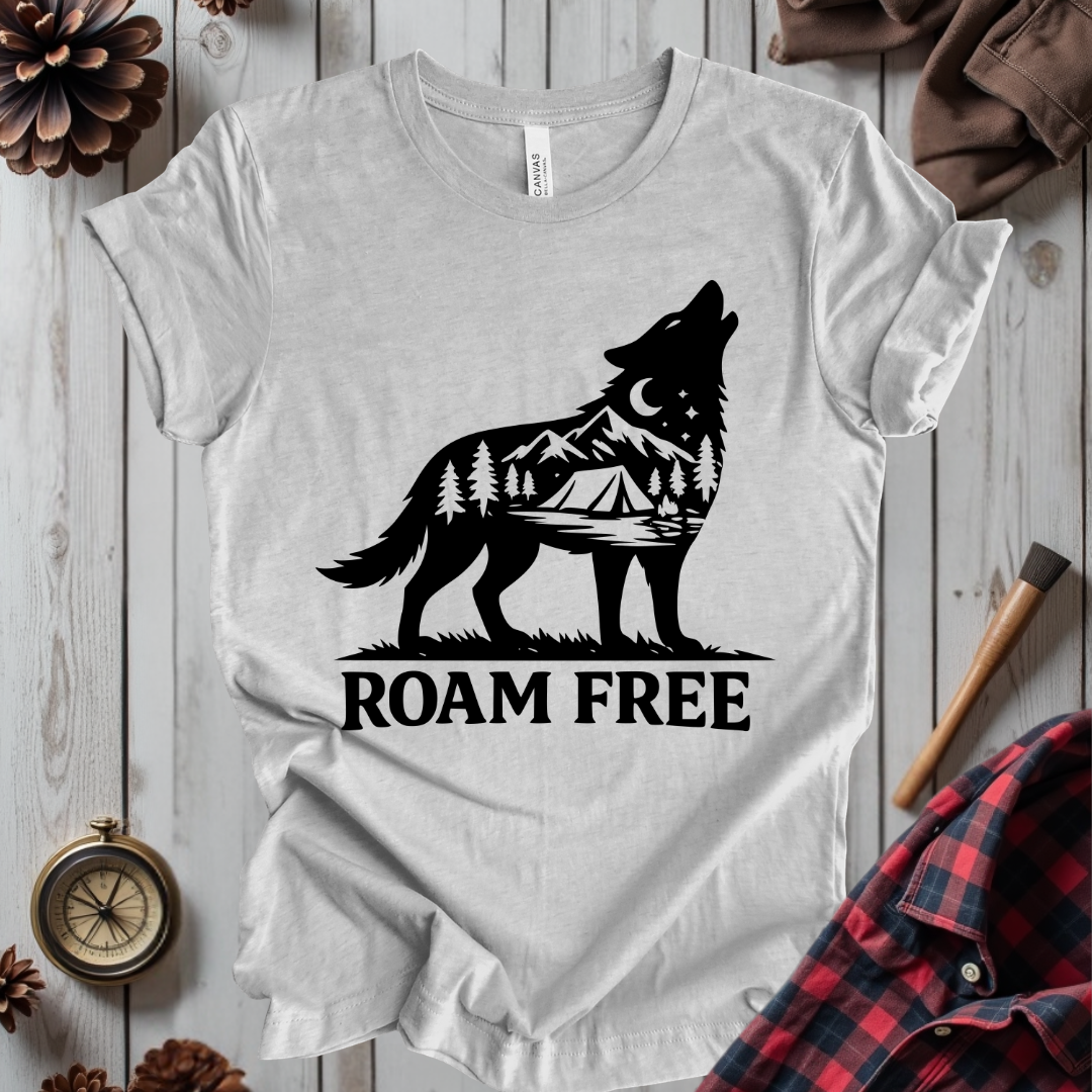 Roam Free Wolf T-Shirt