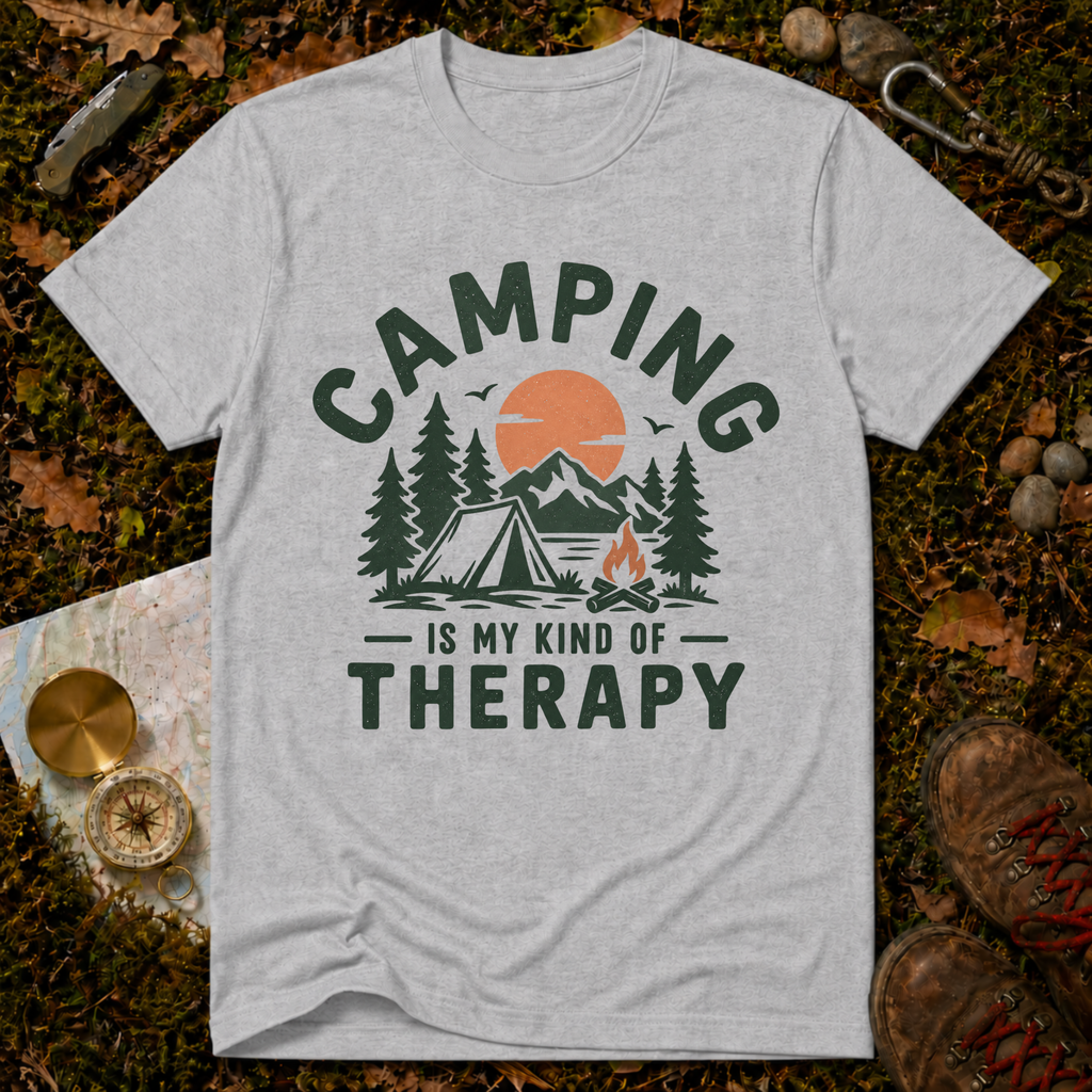 Camping Is My Kind Of Therapy T-Shirt