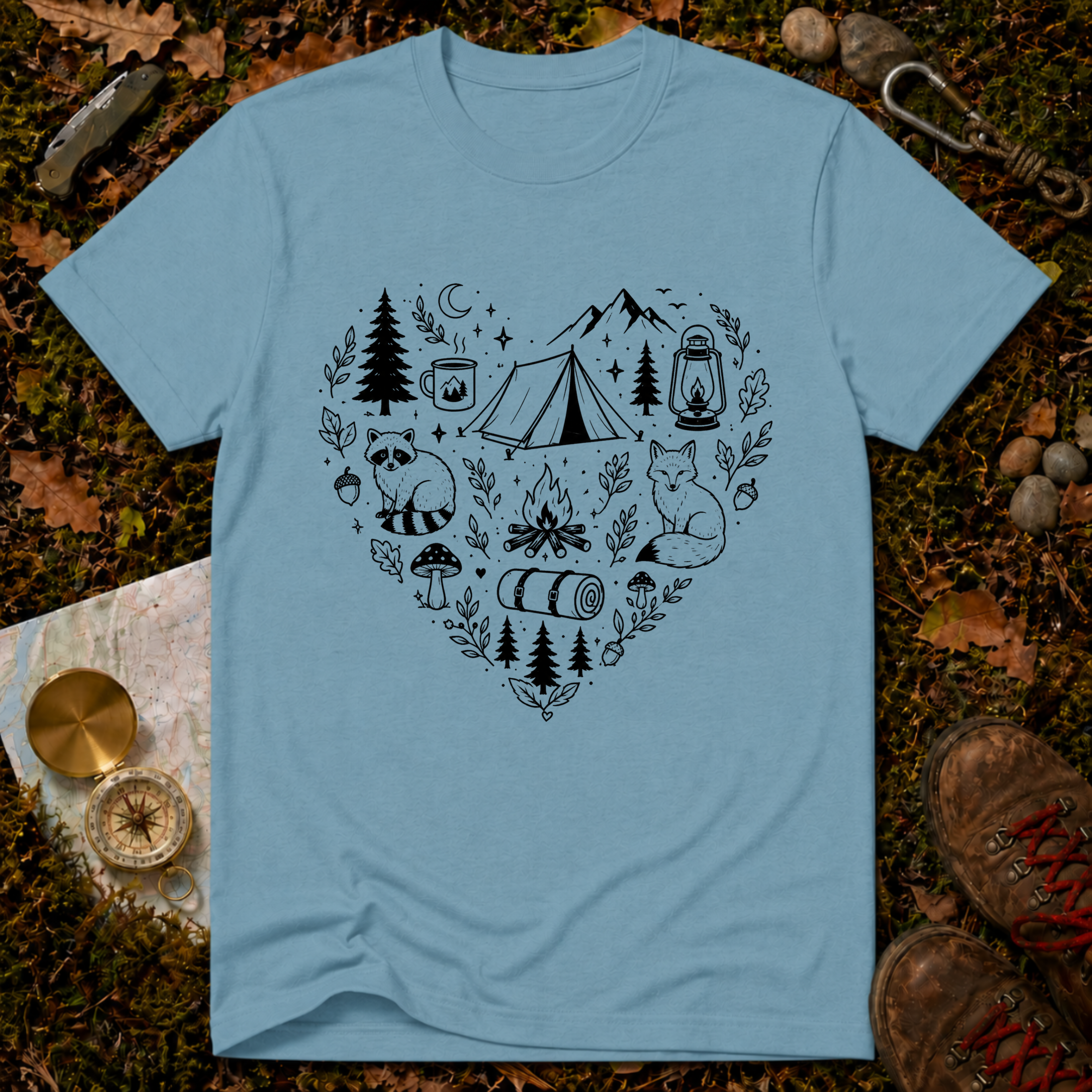 Midnight Camp Heart T-Shirt