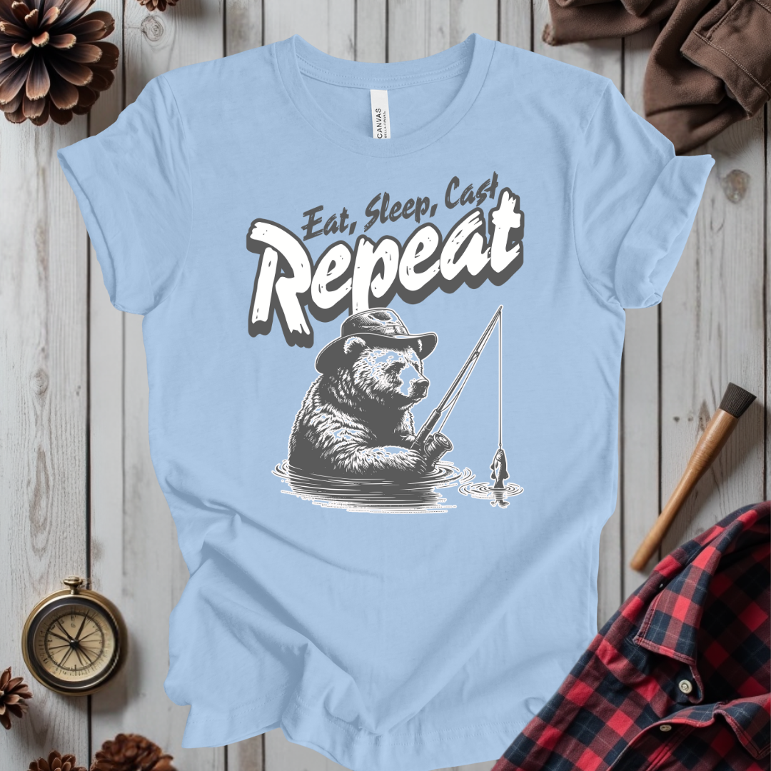 Eat, Sleep, Cast, Repeat T-Shirt