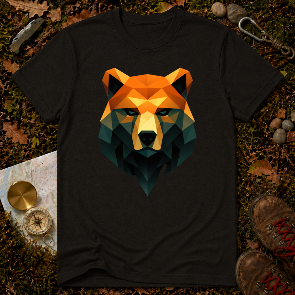Geometric Bear T-Shirt