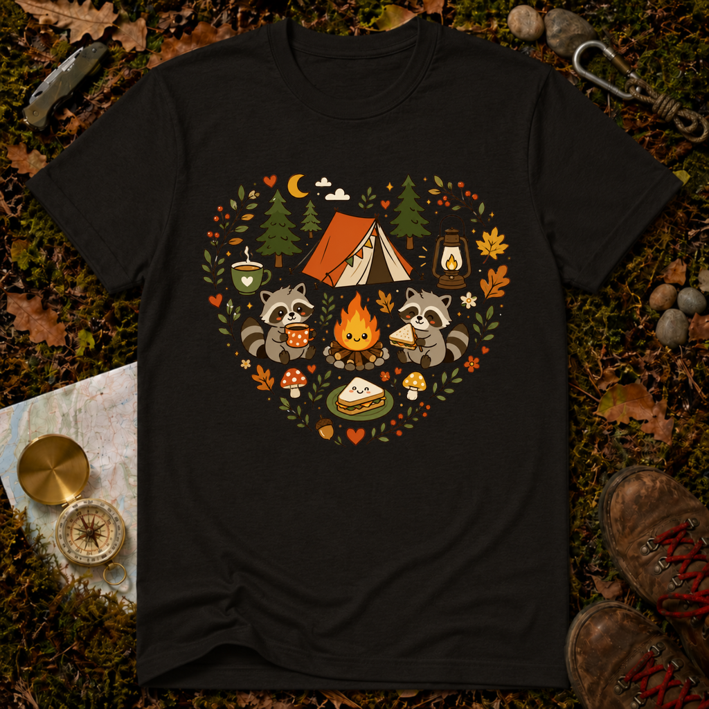 Camping Heart T-Shirt