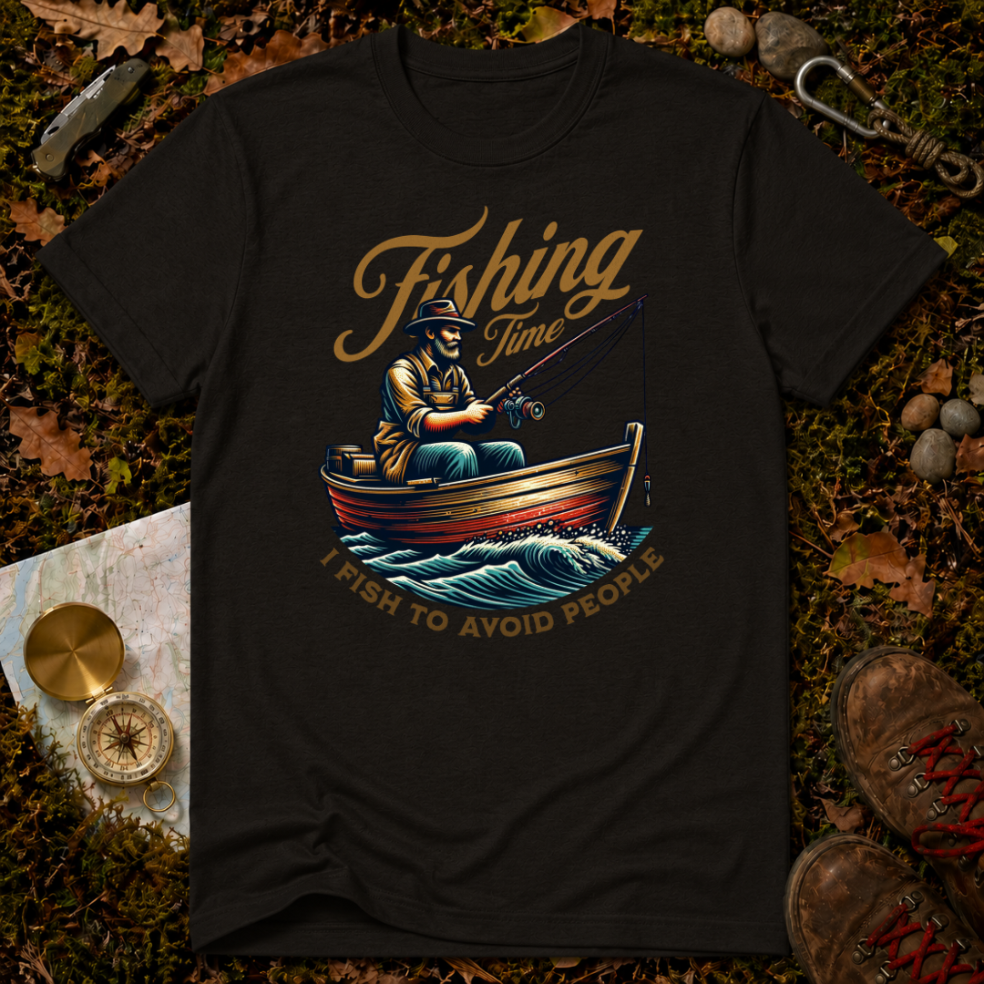 I Fish To Avoid People T-Shirt