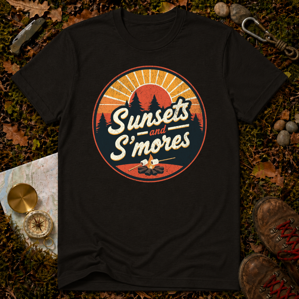 Sunsets And S'mores T-Shirt