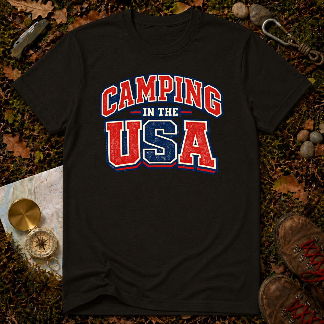 Camping In The USA T-Shirt