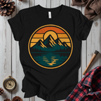 Retro Mountain Sunset T-Shirt