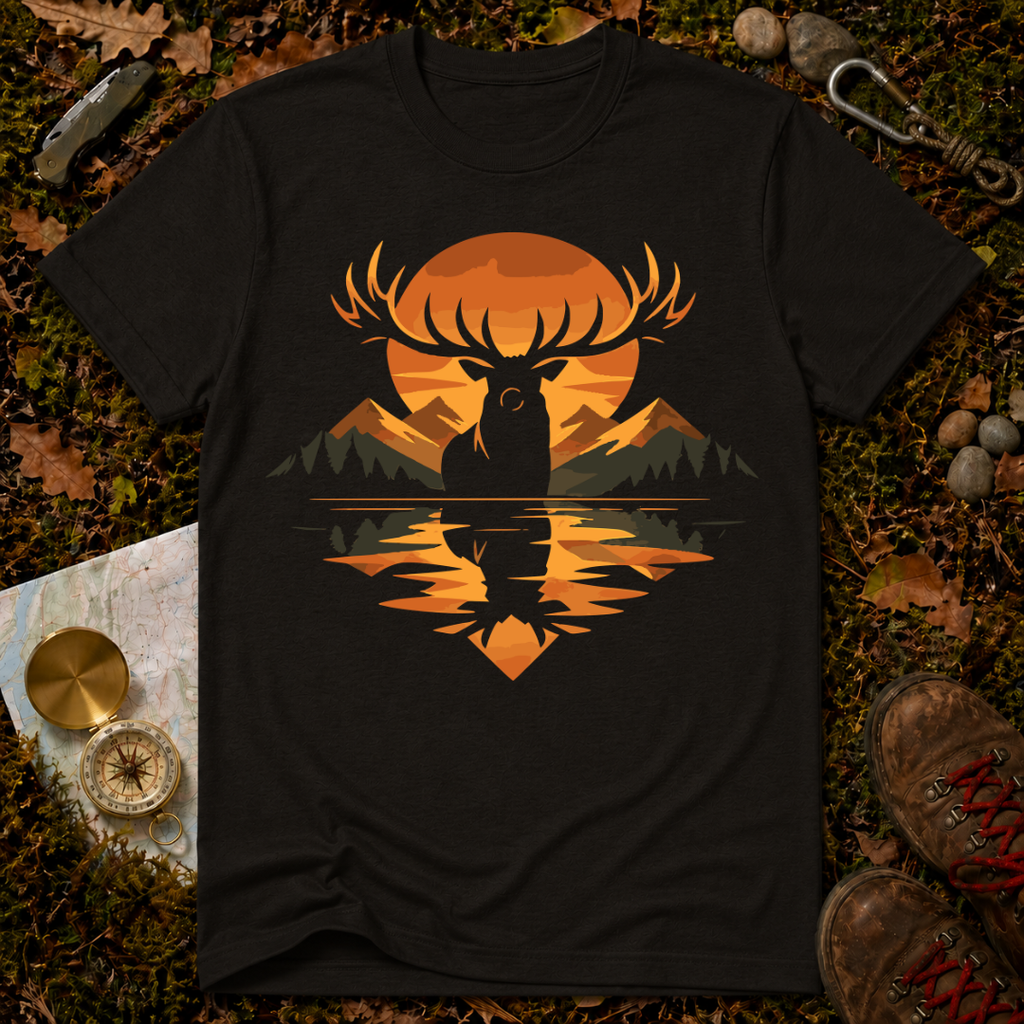 Moose Sunset T‑Shirt