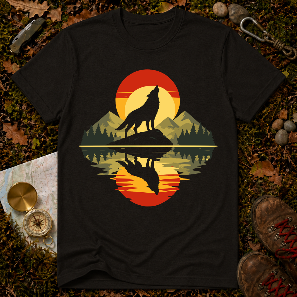 Howling Wolf Sunset T-Shirt