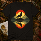 Howling Wolf Sunset T-Shirt