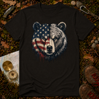 USA Flag Bear T-Shirt