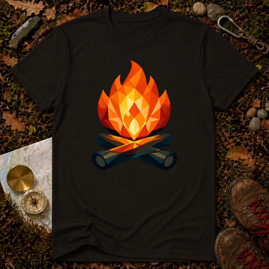 Geometric Campfire T‑Shirt