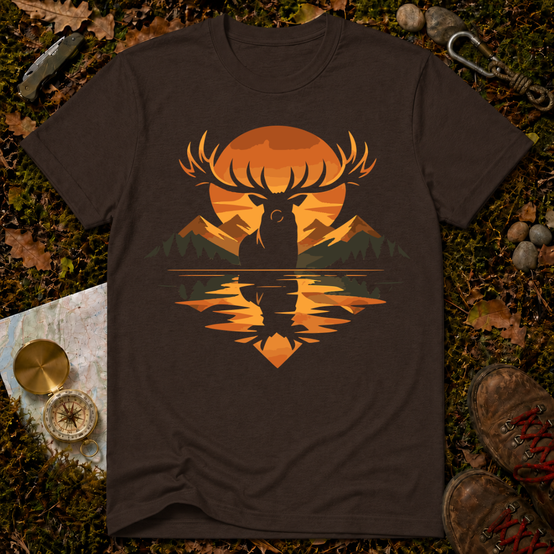 Moose Sunset T‑Shirt