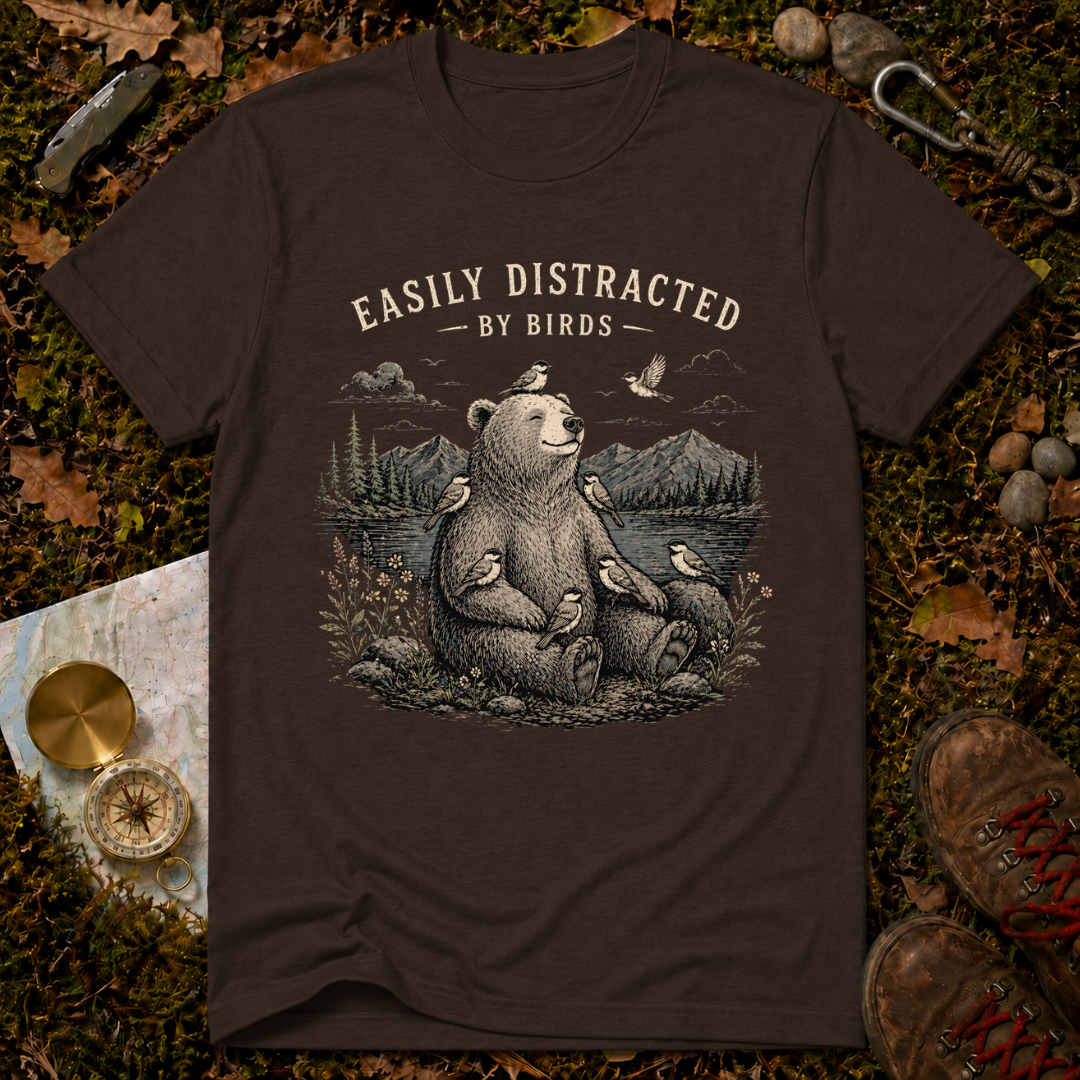 Easily Distracted By Birds T-Shirt
