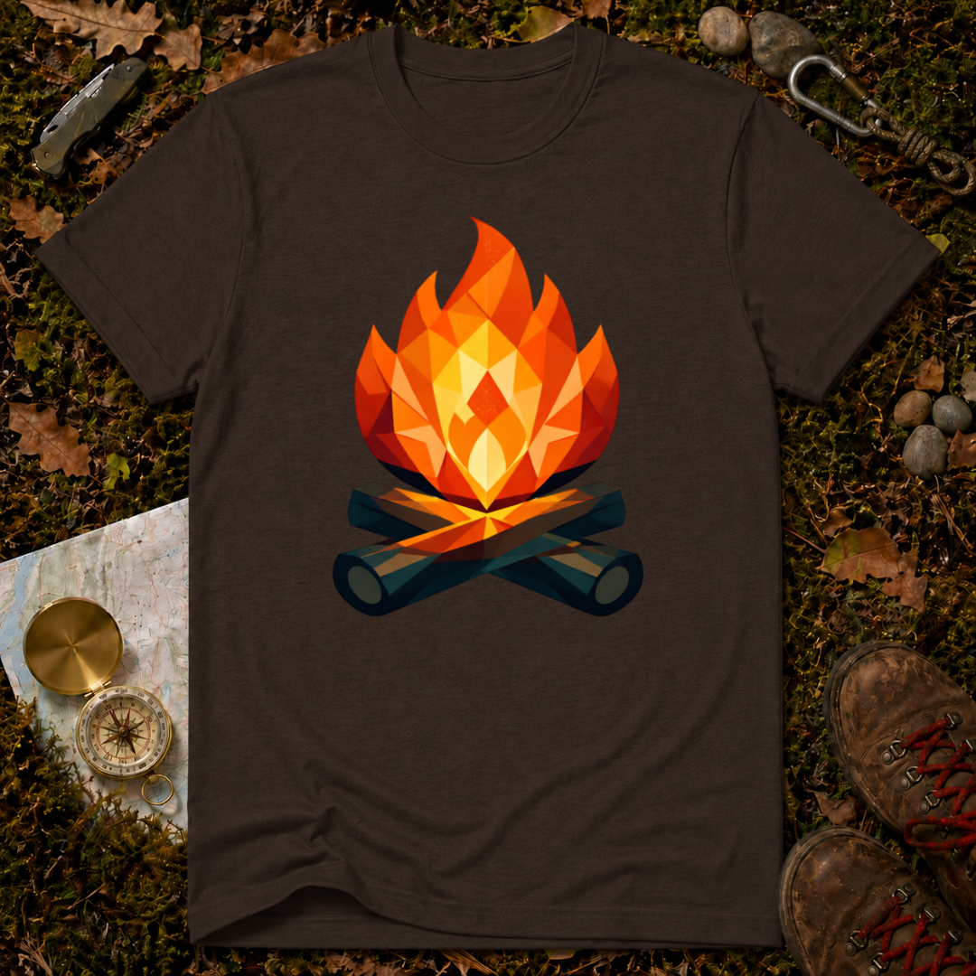Geometric Campfire T‑Shirt