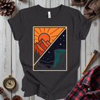 Split Sun & Moon Scene T-Shirt