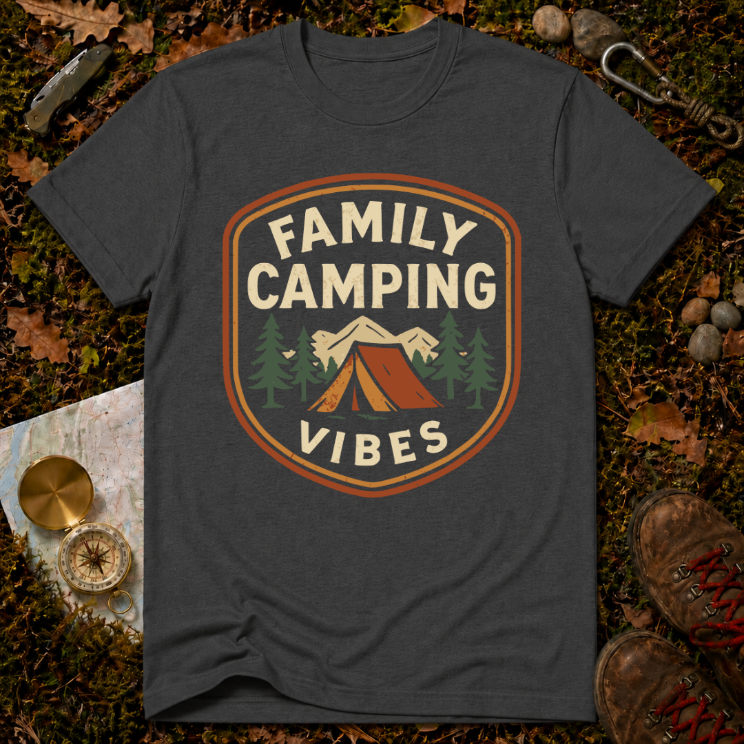 Family Camping Vibes T-Shirt