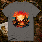 Desert Sunset Camping T-Shirt