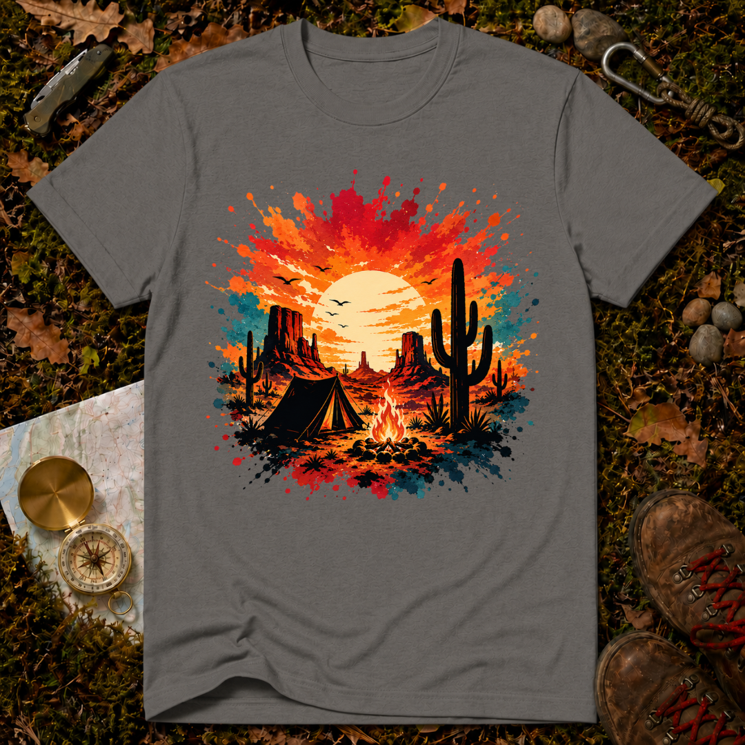 Desert Sunset Camping T-Shirt