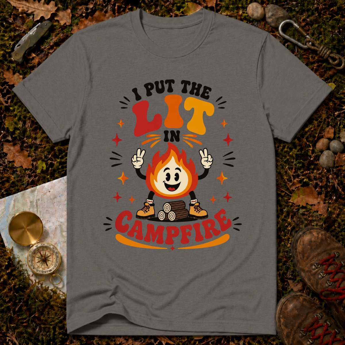 I Put The Lit In Campfire T-Shirt