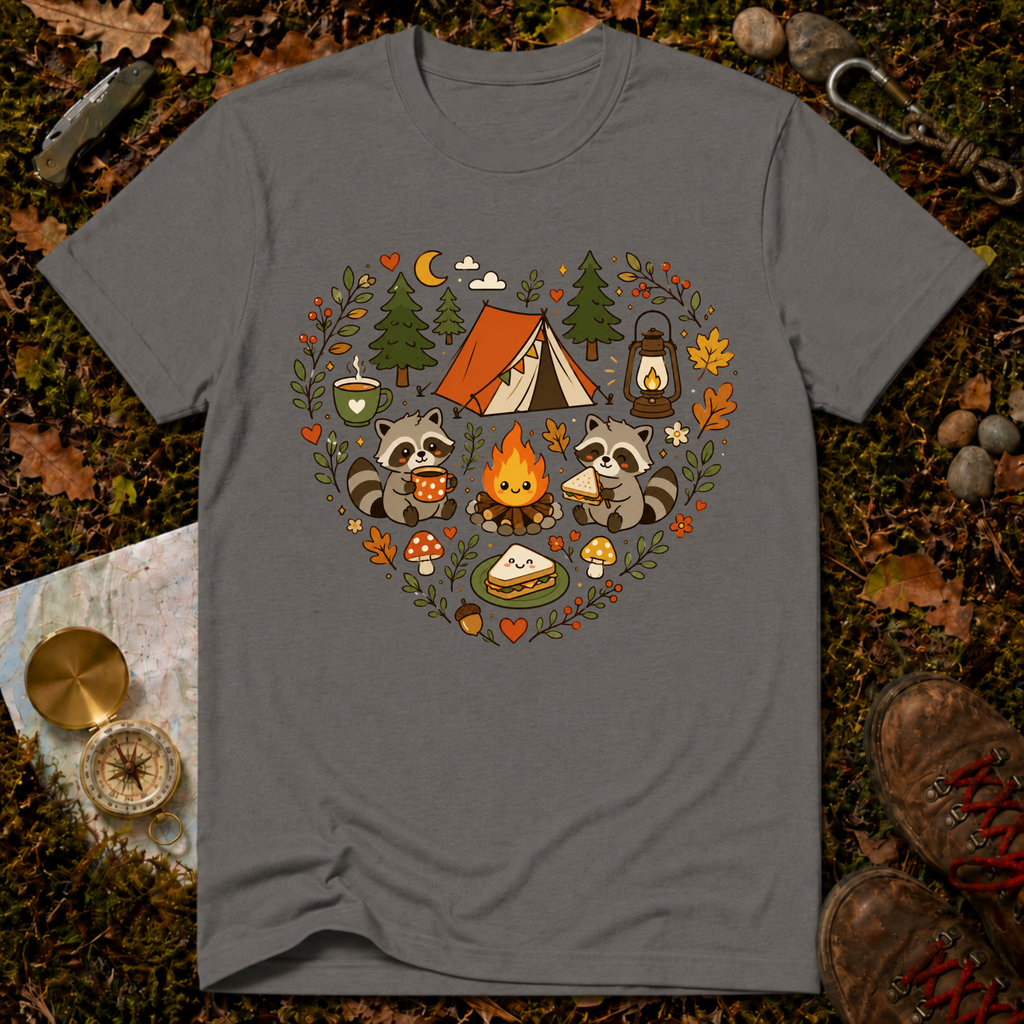 Camping Heart T-Shirt
