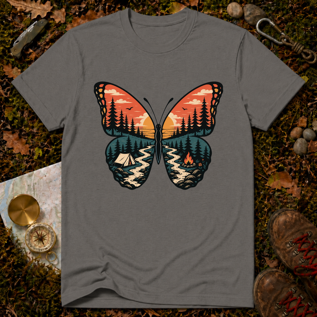 Butterfly Camping T-Shirt