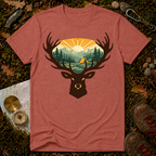 Deer Sunrise T‑Shirt