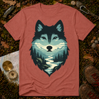 Scenic Forest Wolf T-Shirt