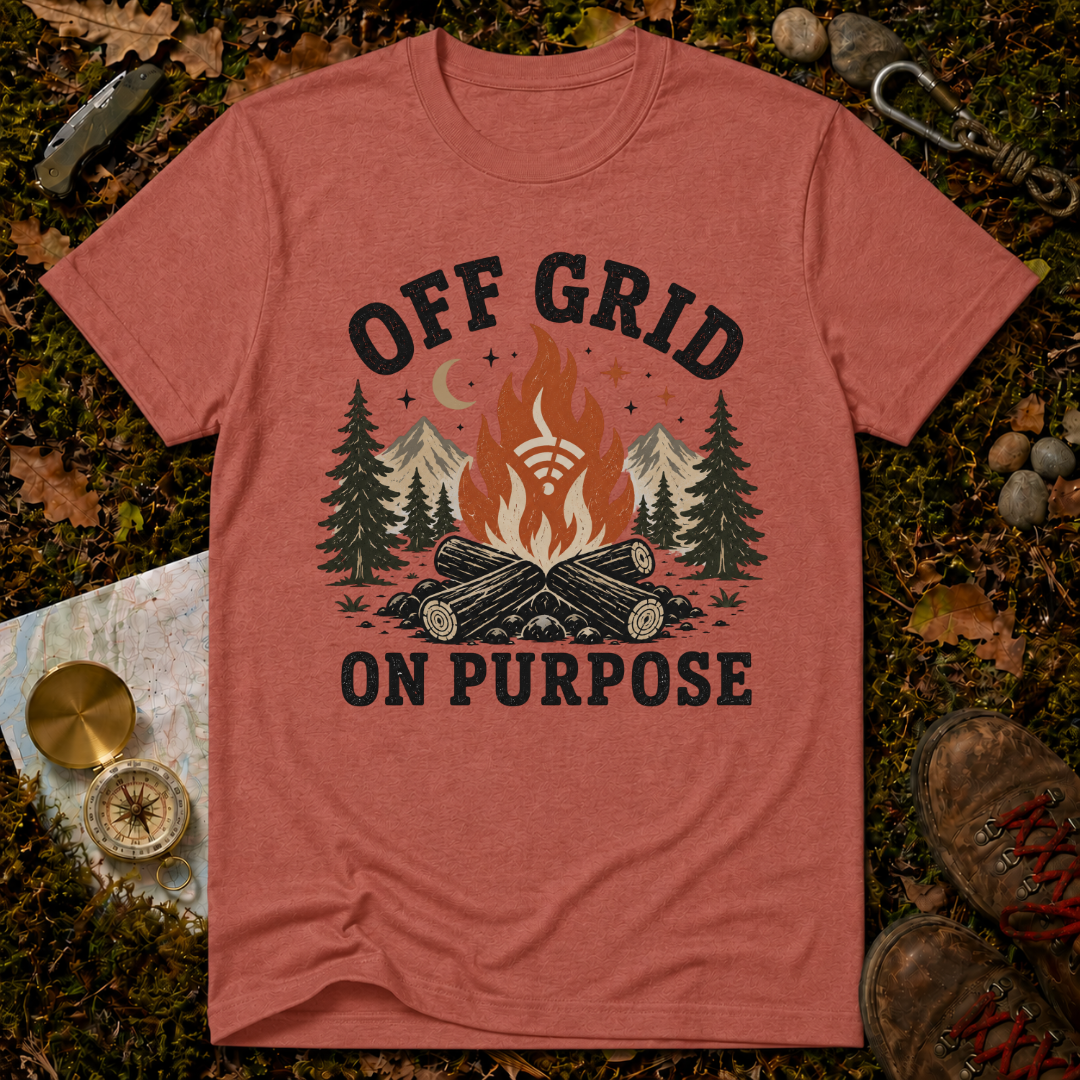 Off Grid On Purpose T‑Shirt