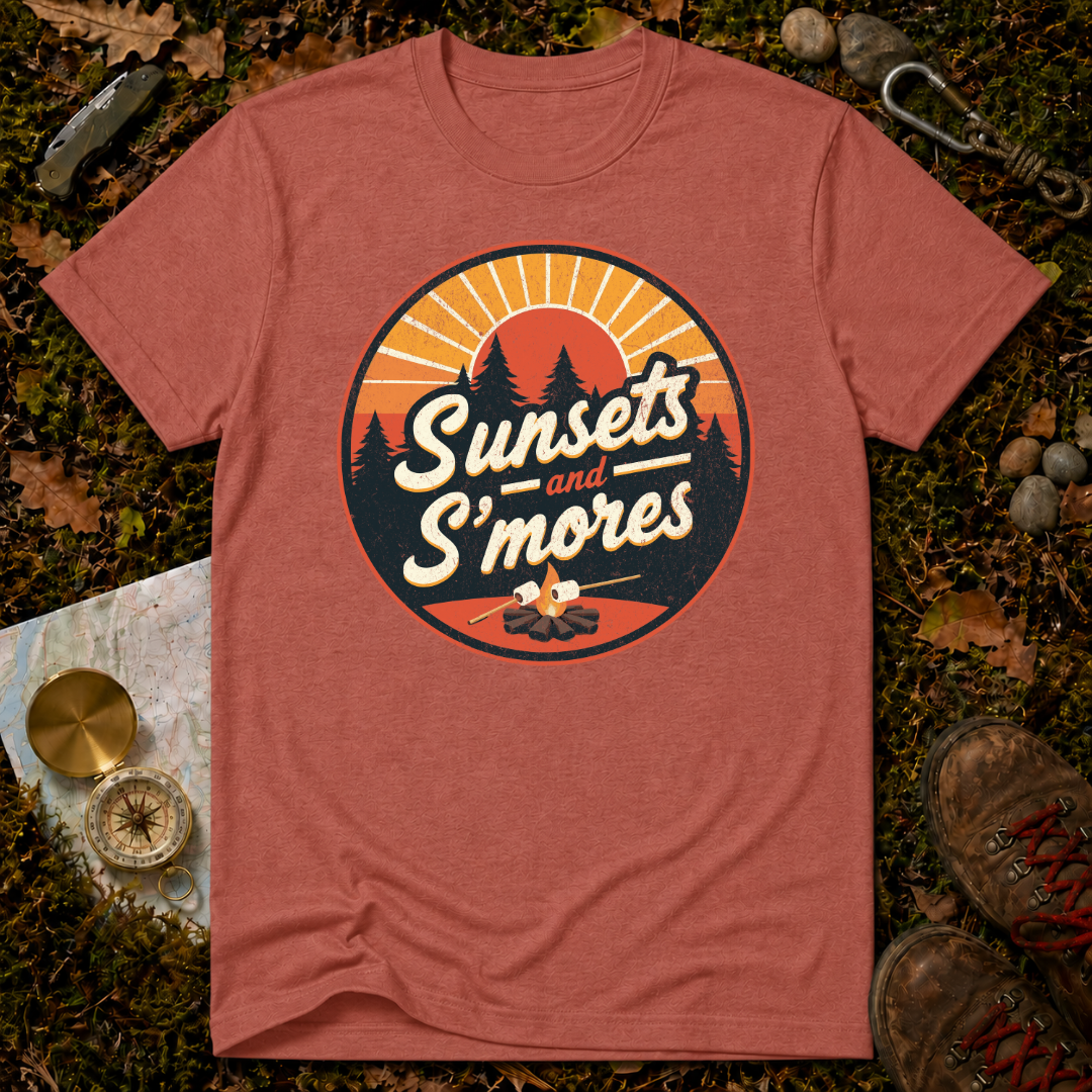 Sunsets And S'mores T-Shirt