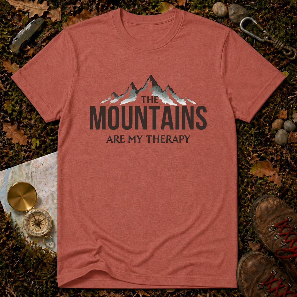 The Mountains Are My Therapy T-Shirt