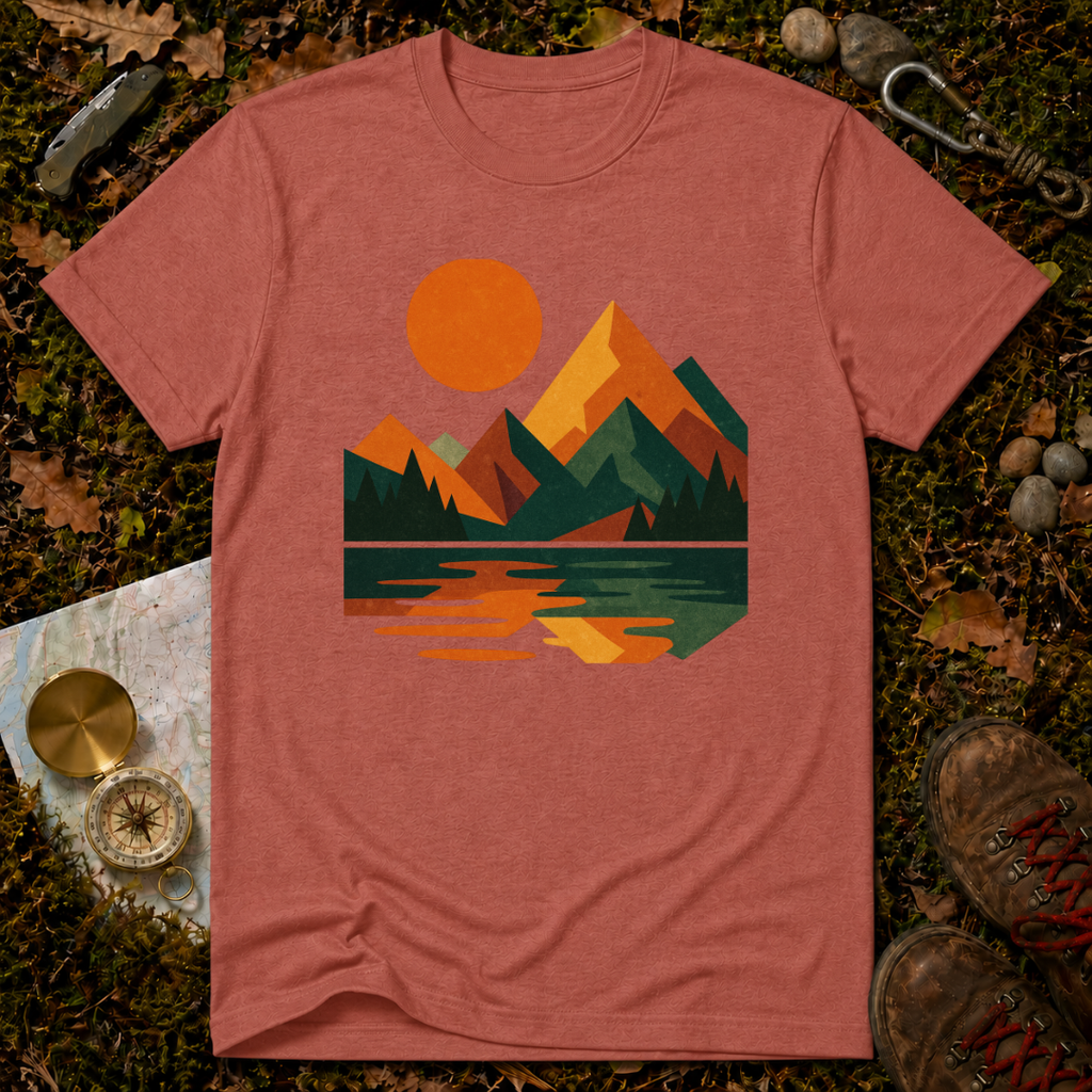 Golden Peak Reflection T-Shirt
